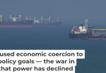 The Iranian closure of the Strait of Hormuz has largely brought oil traffic to a halt, hitting petroleum-exporting countries hard. Asghar Besharati / Getty Images